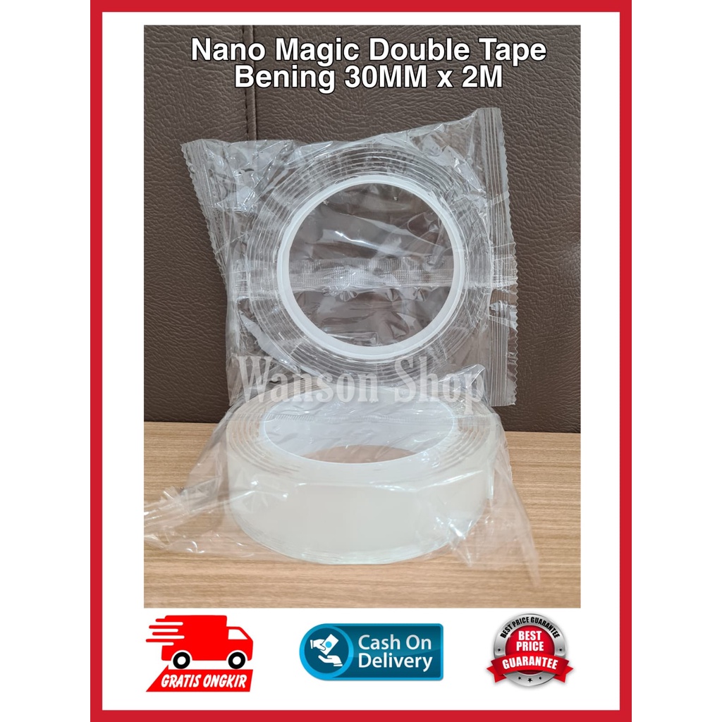 

MAGIC DOUBLE TAPE ISOLASI BENING PEREKAT TAHAN AIR 30MM X 2M