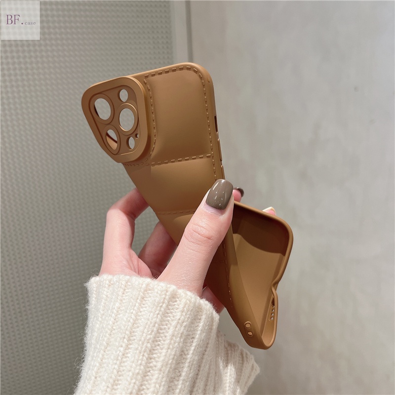 Soft Case Bahan Silikon Bentuk Jaket Down Jacket Untuk Iphone 11 13 12 Pro Max X Xr Xsmax 7 8 Plus