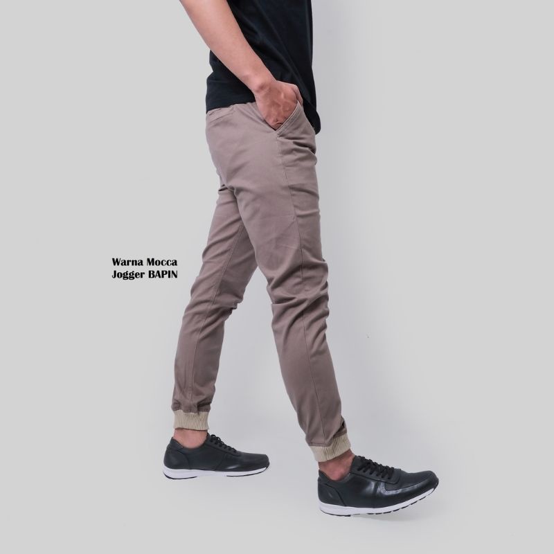 Celana Jogger Panjang Mocca Premium Bapin