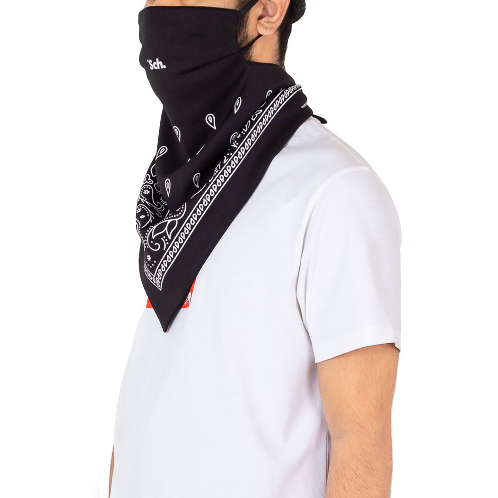 Sch Scarf  Paskey Gla Black-1