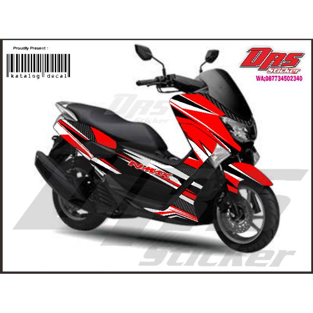 (COD) Les variasi sticker Decal full body costum Yamaha NMAX