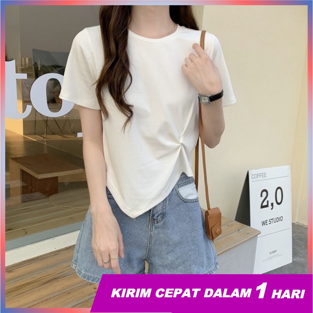 Super66 Kaos wanita / kaos korea / kaos polos/ kaos putih