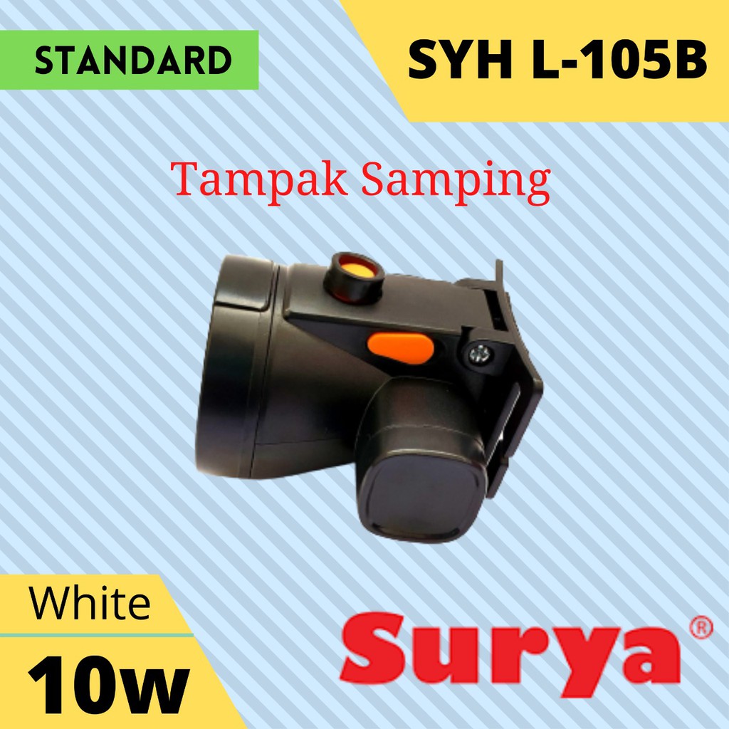 Senter Kepala Surya SYH L 105 B 10 Watt Super Murah Free Tali dan Charger