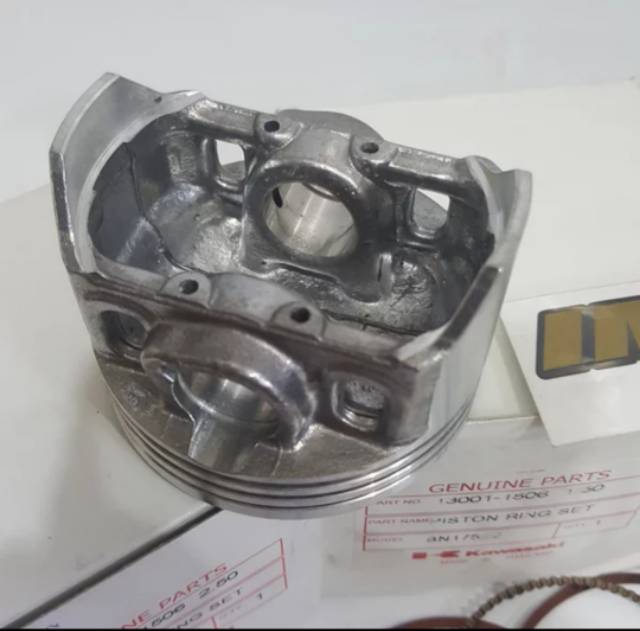 Piston kawasaki bos bosh pen pin 16 mm ov os 65 65.5 66 66.5 67 67.5 68 68.5 69 komplit ring seher-2