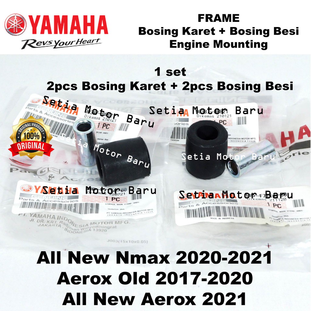 Bos Bosing Kecil Frame Engine Mounting Aerox Old All New Aerox Nmax N Max 2020  Xeon RC Asli Yamaha