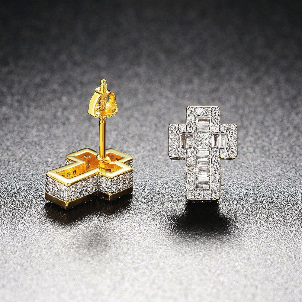 Preva Zirkon Anting Wanita Perhiasan Tindik Anting Telinga Aksesoris Hadiah Emas Perak Lapis Emas Giwang Earrings