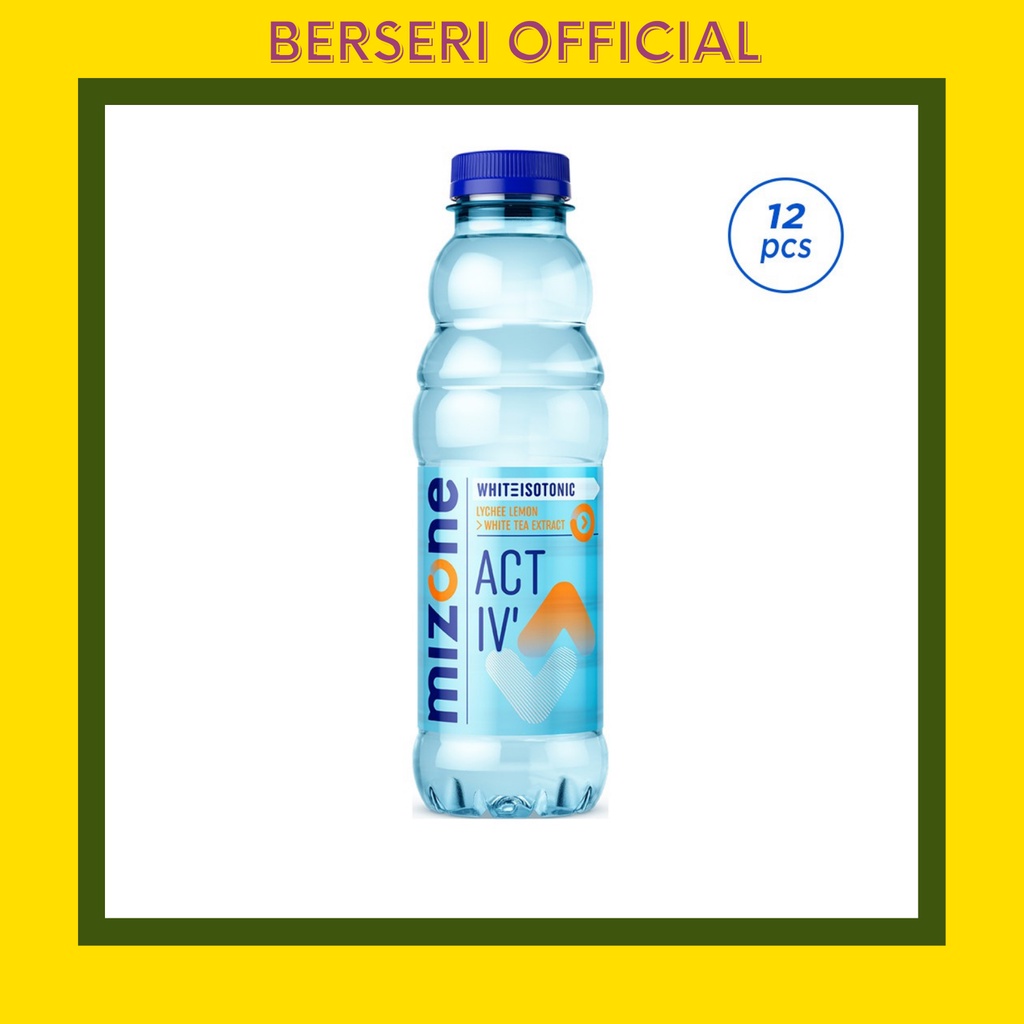 

Mizone Isotonik Activ Lychee Lemon 500 ml x 12 botol (1 box)