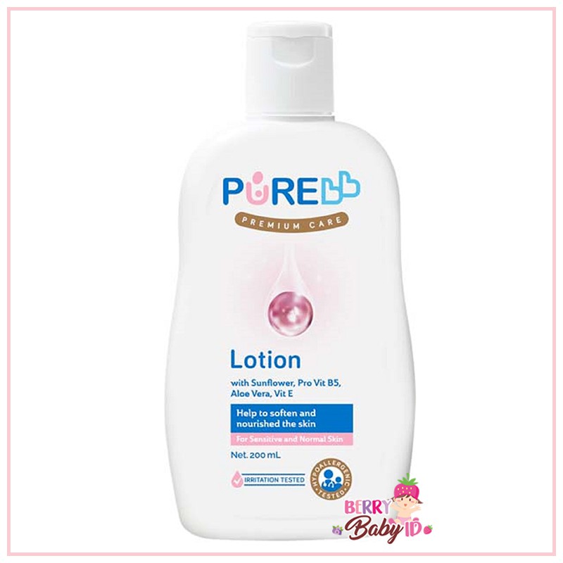 PureBB Lotion Losion Moisturizer Bayi Anti Oksidan 200 ml Pure BB Baby Berry Mart