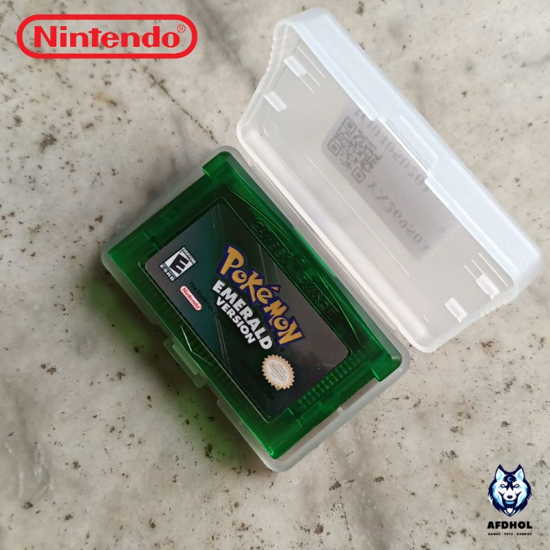 KASET POKEMON EMERALD NINTENDO GAMEBOY ADVANCE SP GBA SP DS NDS LITE FAT MICRO GBM CARTRIDGE GBA SP