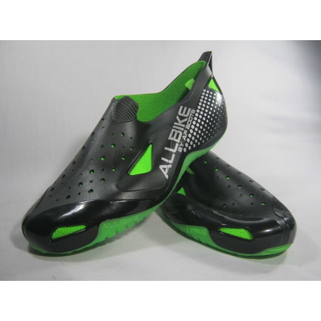 SEPATU HUJAN SEPEDA MOTOR ALLBIKE HIJAU Green AP BOOTS ORIGINAL bikers karet pvc