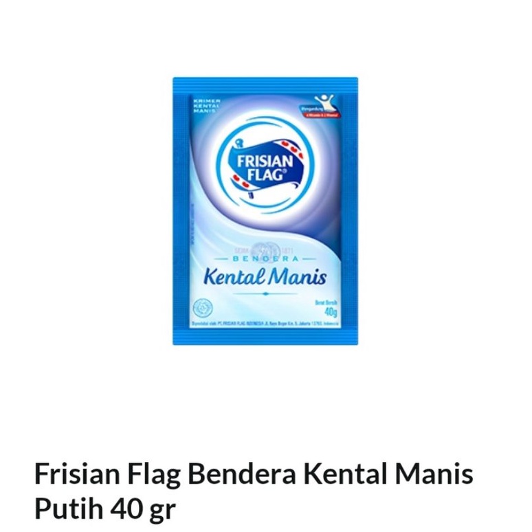 

Frisian flag bendera kental manis sachet