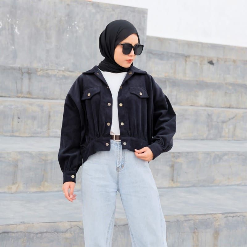 CORDUROY JACKET BY EDMEE OUTFIT