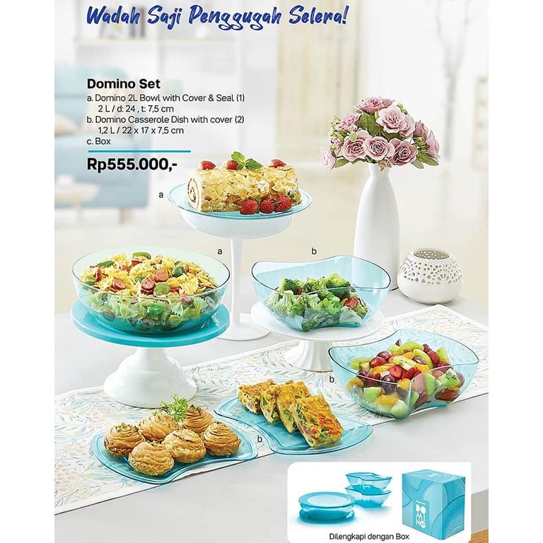Tupperware Domino Set Tosca
