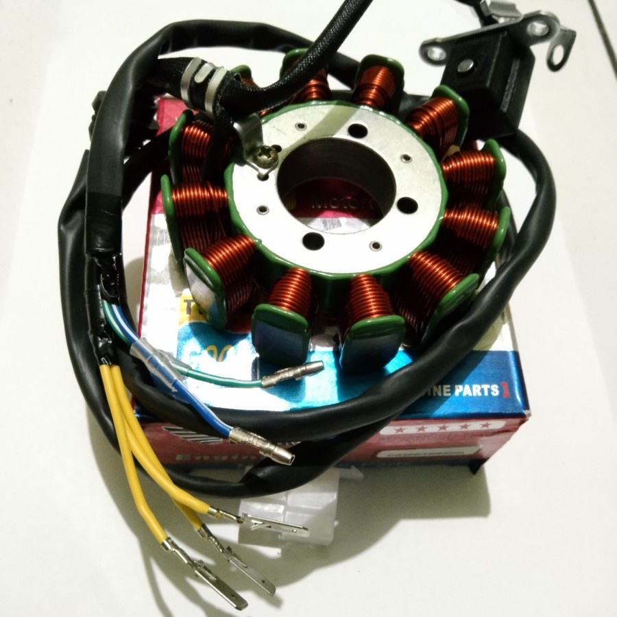 TERMURAH SPUL STATOR ASSY 12 POLE 93 MM VIAR,JIALING,NOZOMI,TOSSA