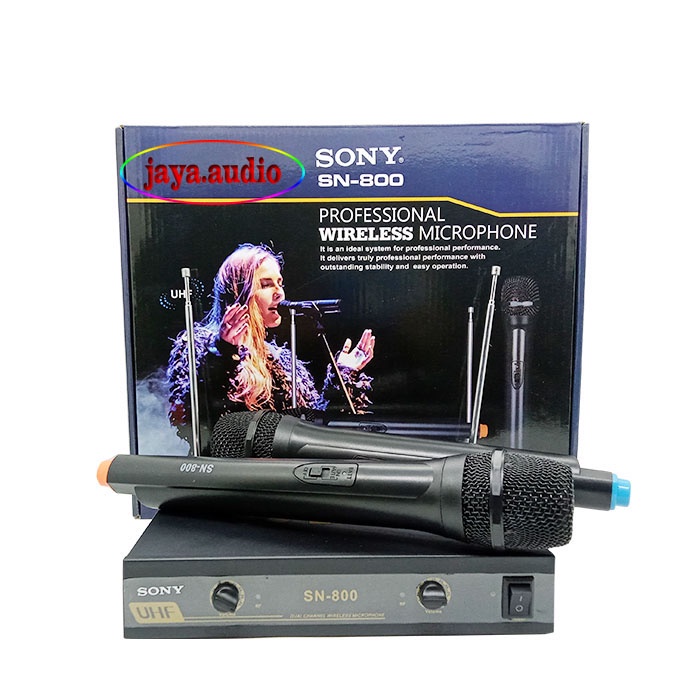 Mic Wireles SONY SN 800 Mik Tanpa Kabel/werles Sony