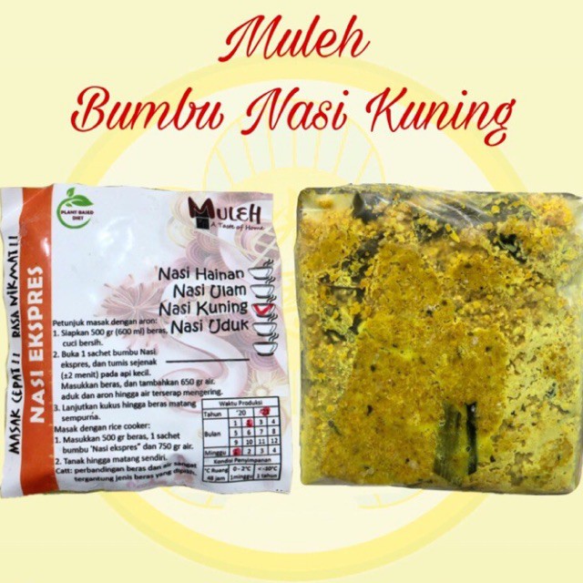 

VeggieWay Muleh Bumbu Nasi Kuning Vegan