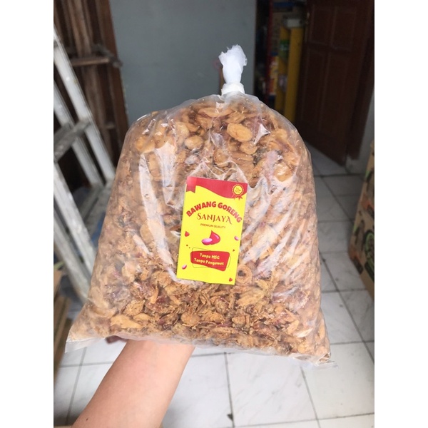 BAWANG GORENG ASLI 500 GRAM ( TANPA CAMPURAN UBI )