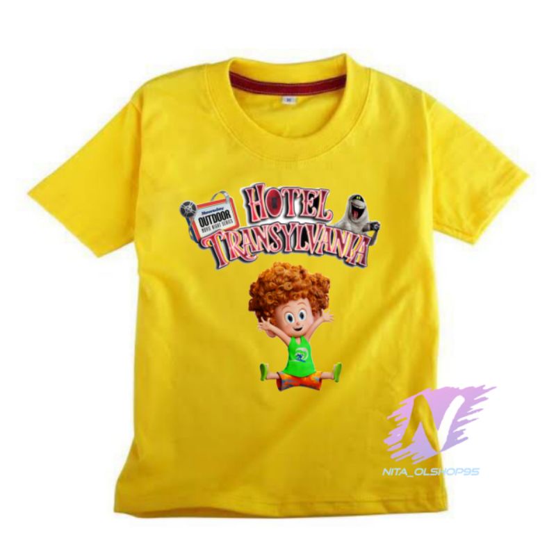 kaos anak kartun the movie hotel Transylvania