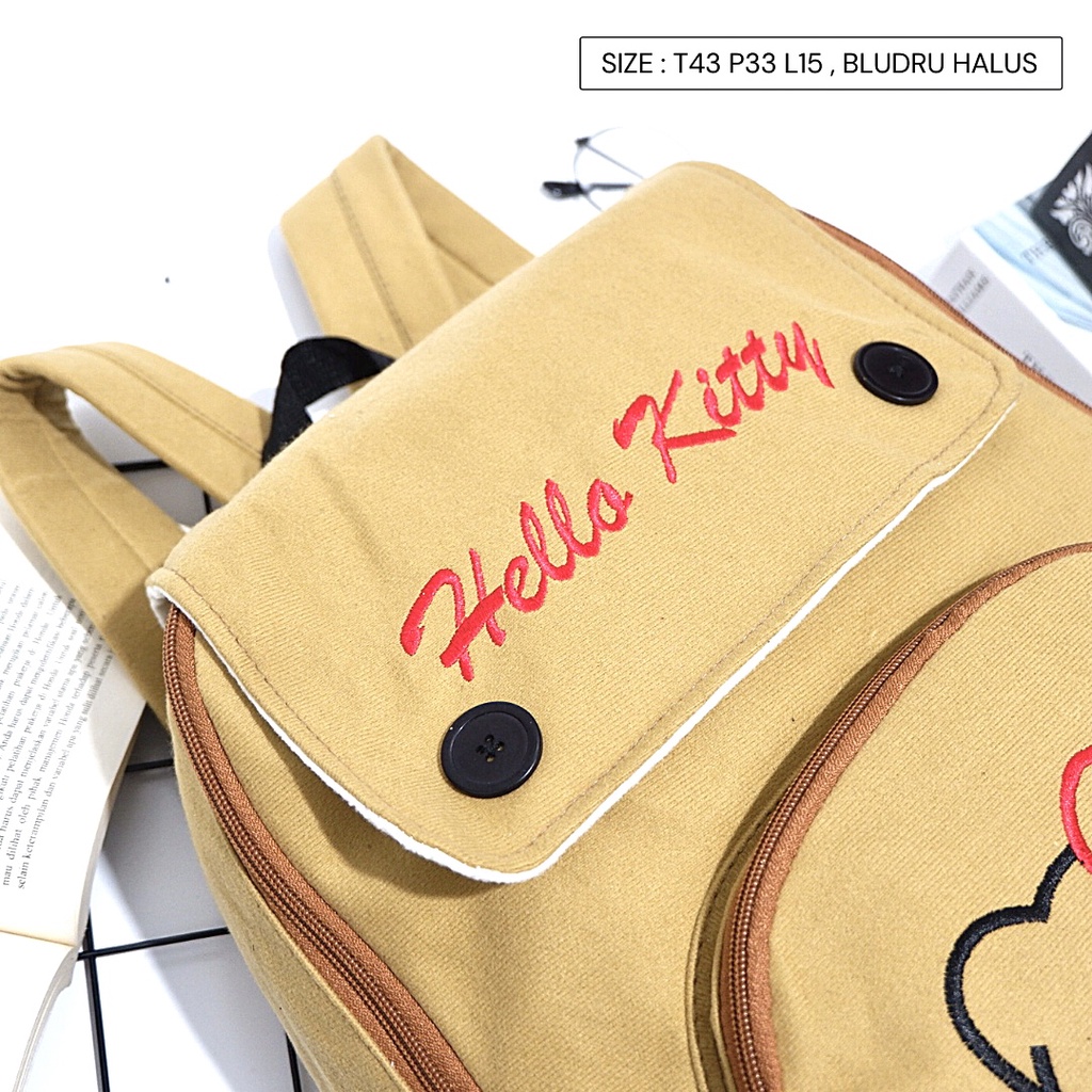 MONGGO COD SEMARANG Tas BACKPACK Ransel Rilakkuma coklat Ukuran Besar Murah Bisa Buat SEKOLAH