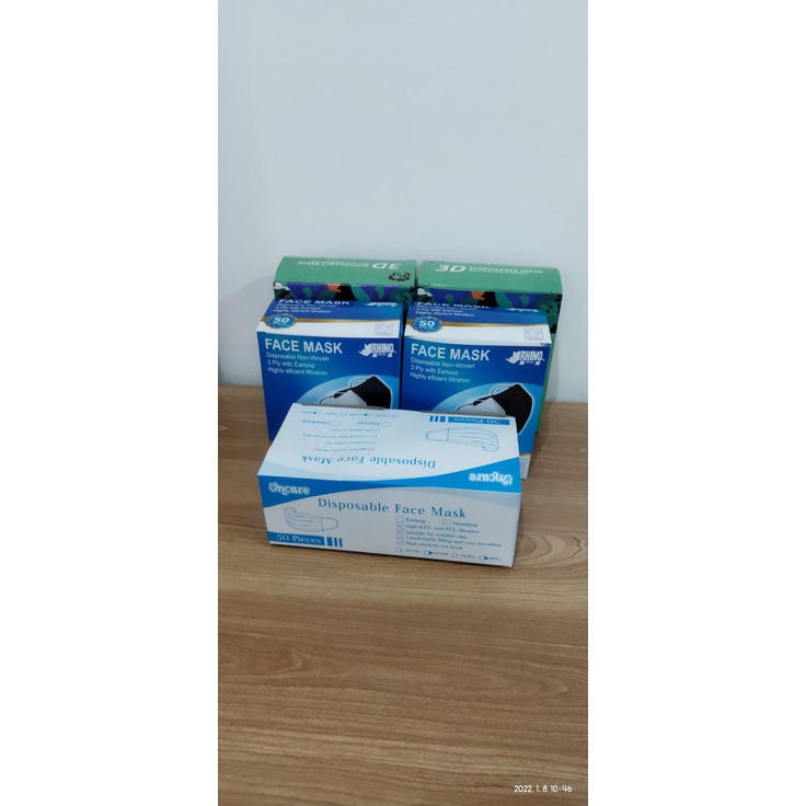 BOX MASKER KOSONG DUCKBILL DAN EARLOOP | BOX MASKER SATUAN [SWEETSPACE]