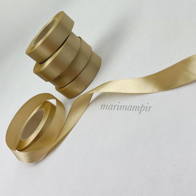 

PITA SATIN KAIN 3/4 INCI / 2 CM WARNA KHAKI #156