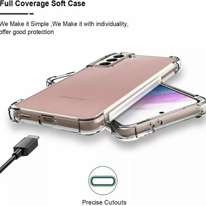 CASE SAMSUNG S21 - S21 PLUS - S21 ULTRA ANTI CRACK SHOCK SOFTCASE