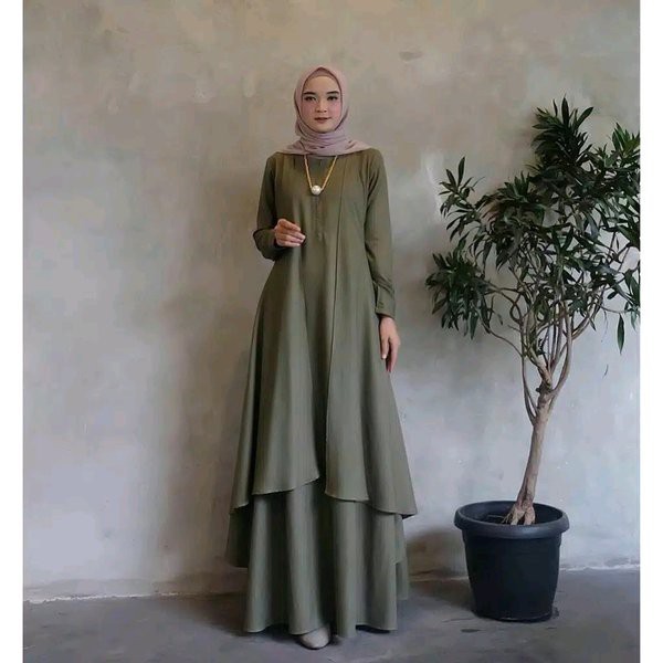 Baju Gamis Wanita Syari Dewasa Alana Maxi Fashion Busana Baju Gamis Wanita Syari Dewasa Alana Maxi Fashion Busana