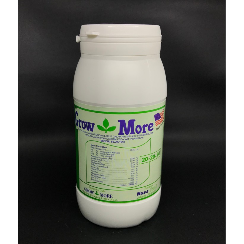 Pupuk Grow More 20-20-20 NPK 454 gr (Growmore)
