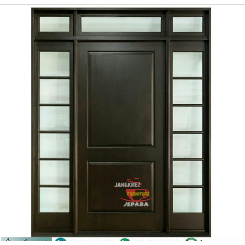 pintu rumah jati minimalis