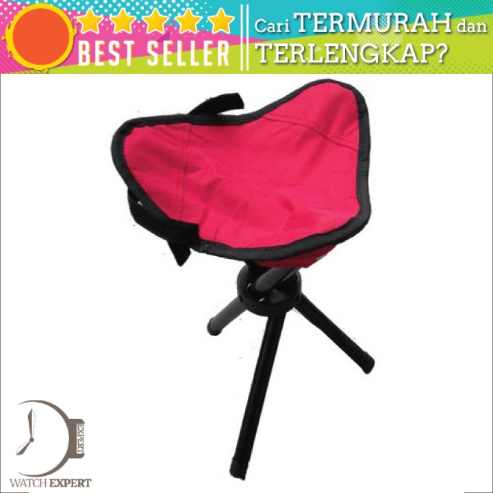 Bisa COD Kursi Lipat Memancing Folding Legged Beach Stool Chair - TaffSPORT A0003