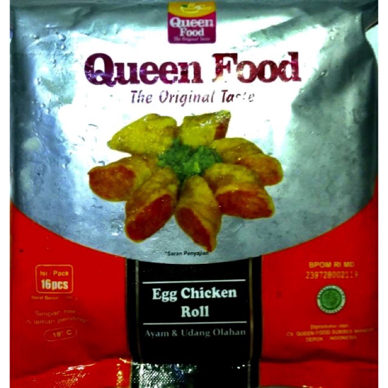 

EGG CHICKEN ROLL FROZEN 16PCS