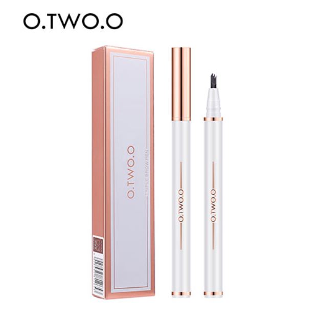 (READY &amp; ORI) O.TWO.O Otwoo Triple Heads Eyebrow Pen 1013