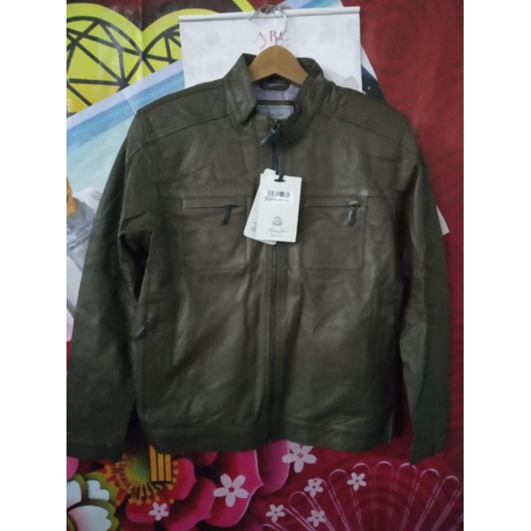 jaket kulit asli Andrew Smith