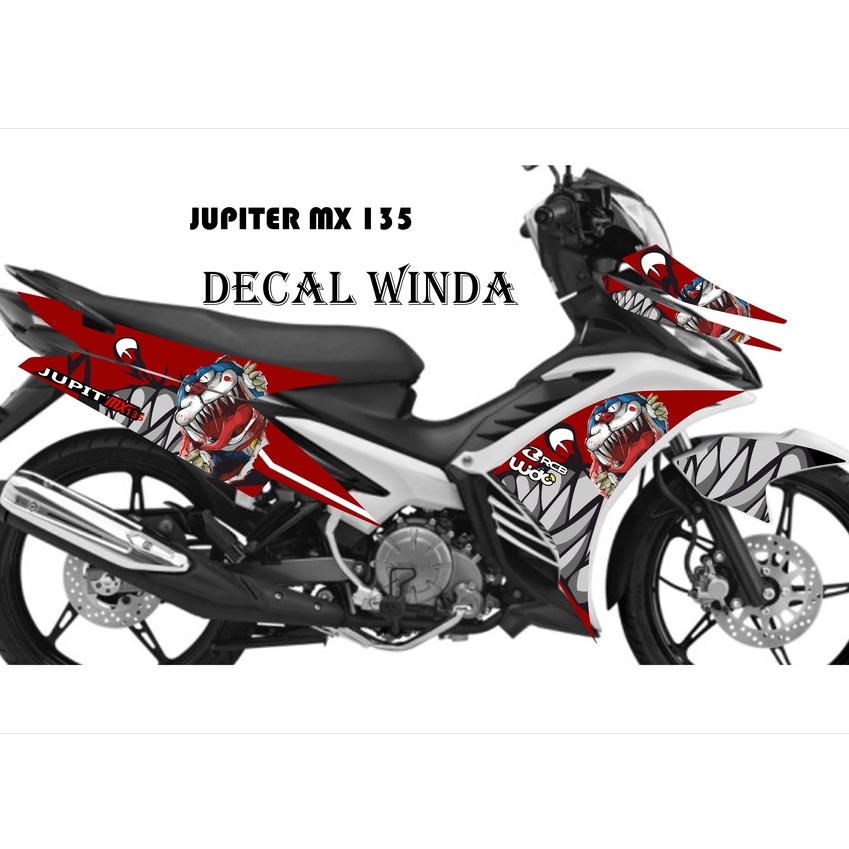decal jupiter mx 135 doraemon zombie