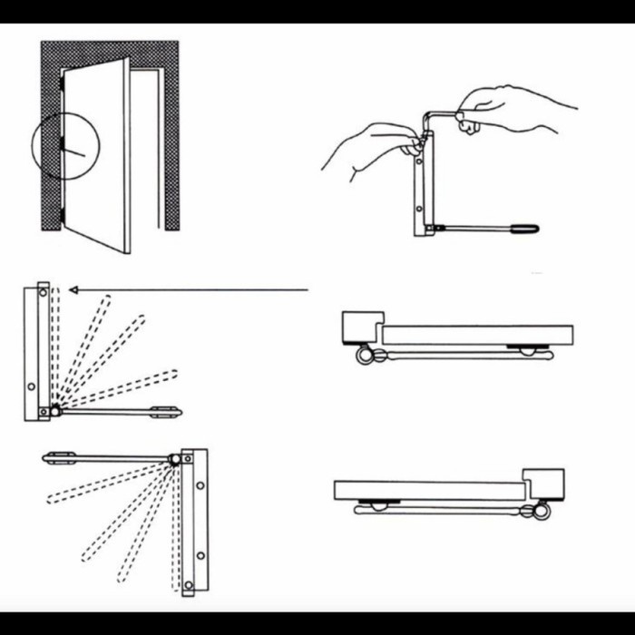 door closer engsel - penutup pintu otomatis hidrolik dor closer