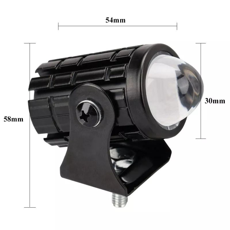 Mini Driving Lampu Tembak Lampu Sorot / mini Driving LED light bonus sakral on off  universal semua motor