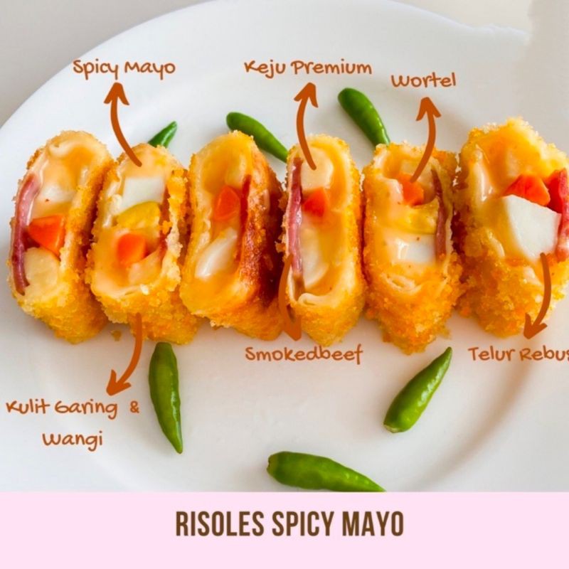 

Risoles Spicy Mayonaise Enak Higienis