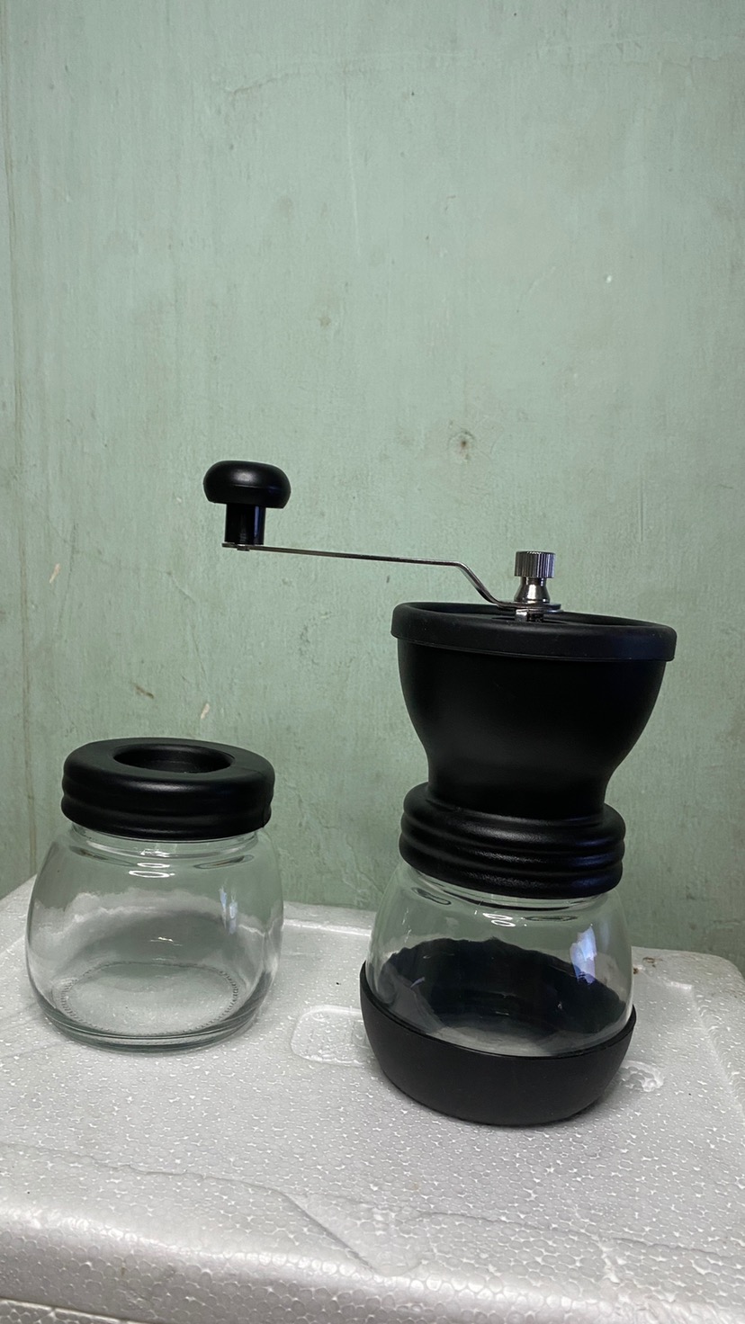 Homadise Alat Penggiling Kopi Manual Coffee Grinder - Cf4146 - Black