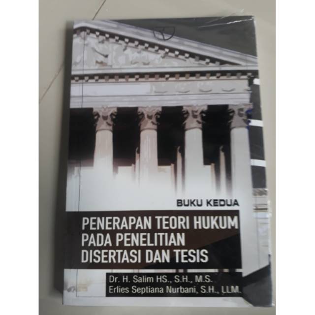 Jual PENERAPAN TEORI HUKUM PADA PENELITIAN DISERTASI DAN TESIS Shopee