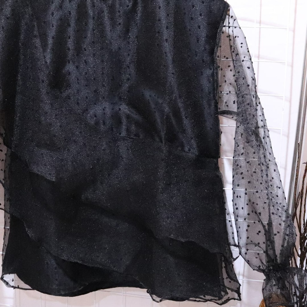DIMERA TOP - PAKAIAN WANITA - ATASAN WANITA - BAJU BLOUSE - BAJU KEKINIAN