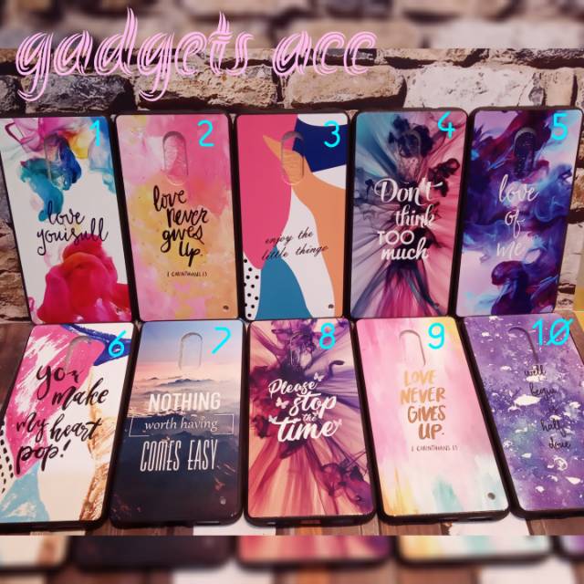 Case Abstrak Quotes for Xiaomi Redmi Note 4x