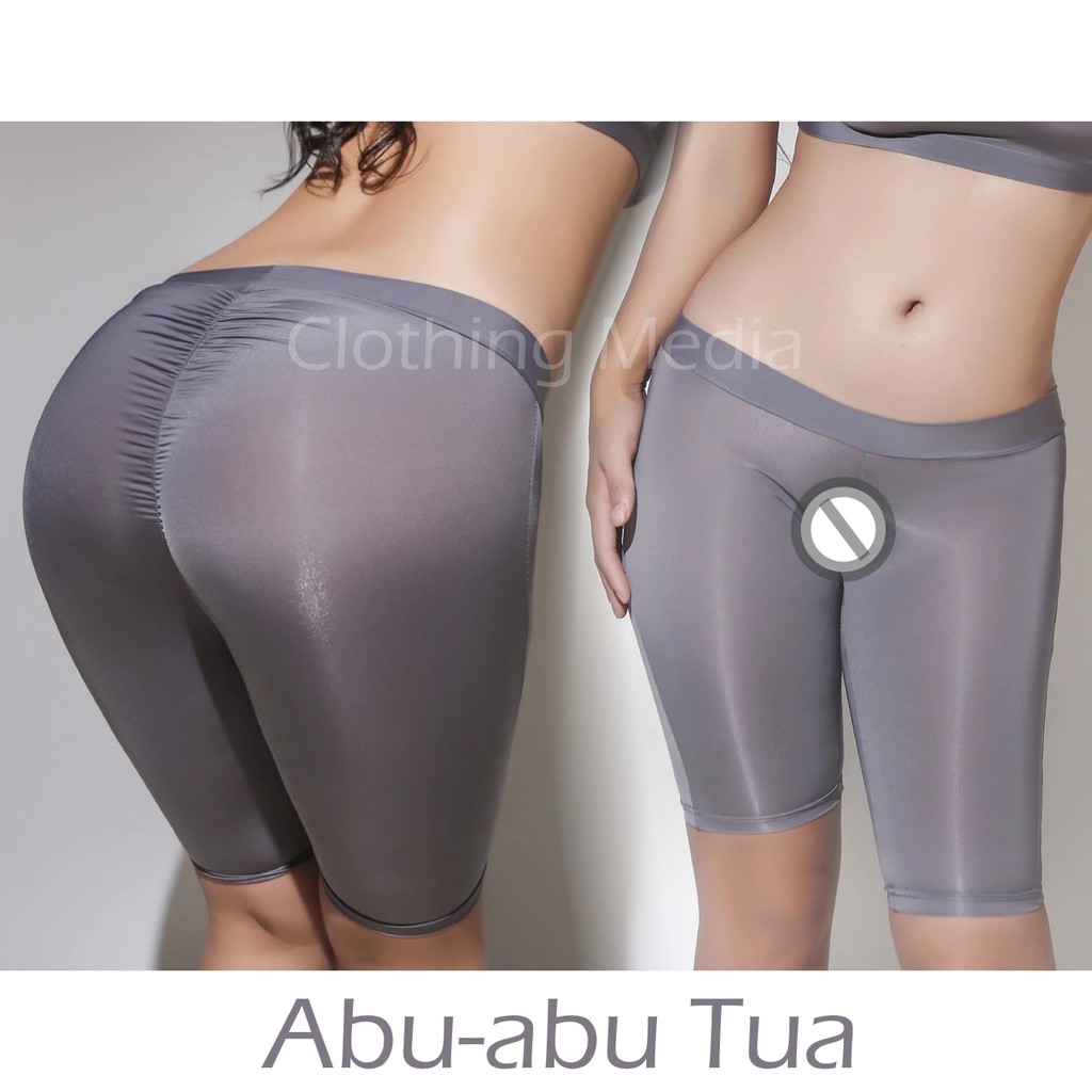 Celana Pendek Silky Halus Wanita Semi Transparan Boyshort Safety Pants Elastis