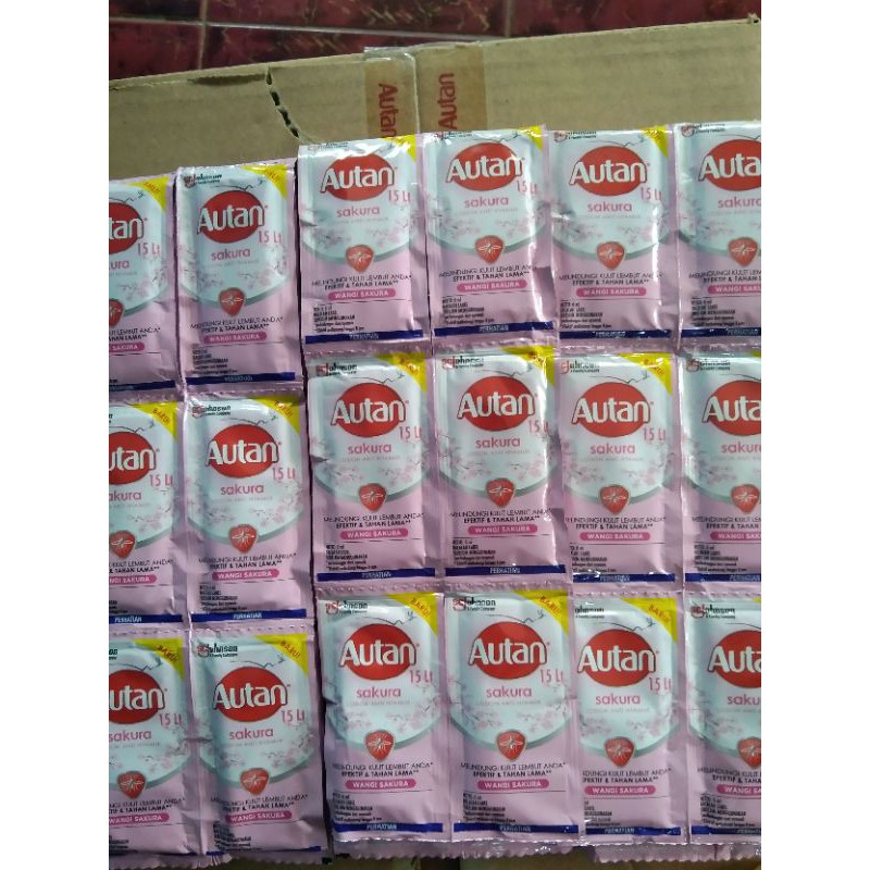 autan sakura kemasan renceng 12 sachet