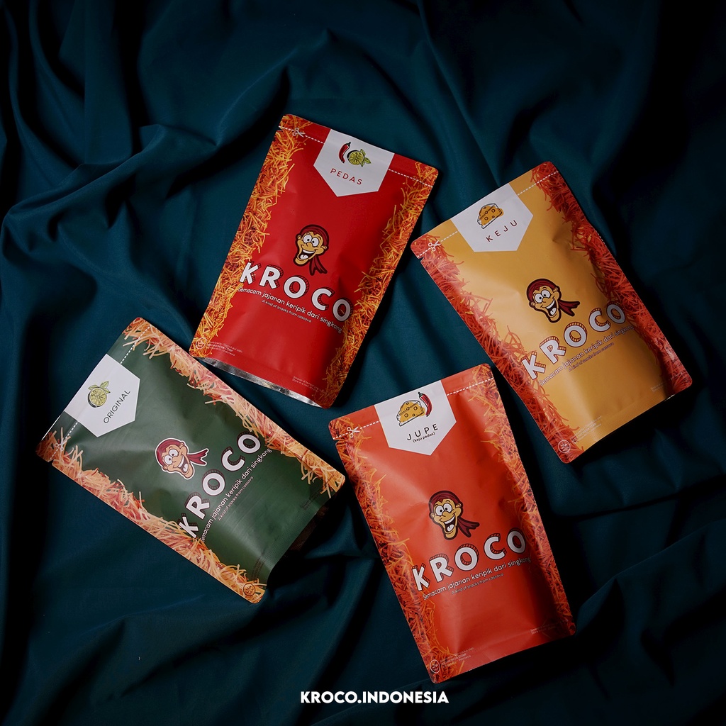 

KERIPIK SINGKONG KROCO varian PEDAS KEJU ORIGINAL gurih jeruk snack autentik