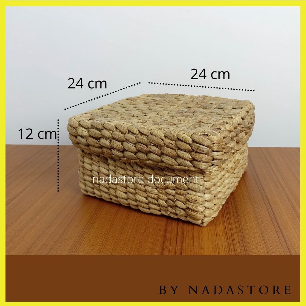 Box Enceng Gondok  / Keranjang Enceng / Parcel / kotak Hantaran / Hampers / Keranjang Parcel / Keranjang Anyaman