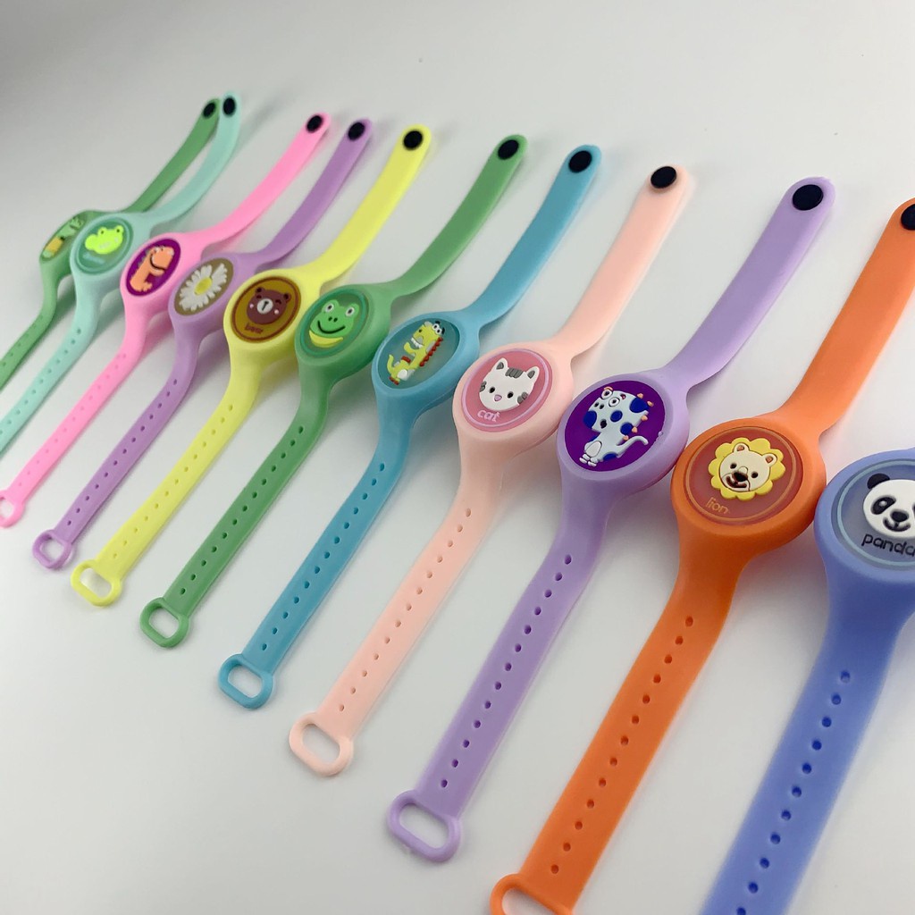 [Bisa COD] Jam Tangan Anak Antik Nyamuk Gelang  Led Anak Pengusir Nyamuk Dapat Dipakai Kartun Hewan Lucu Berkedip Anti nyamuk