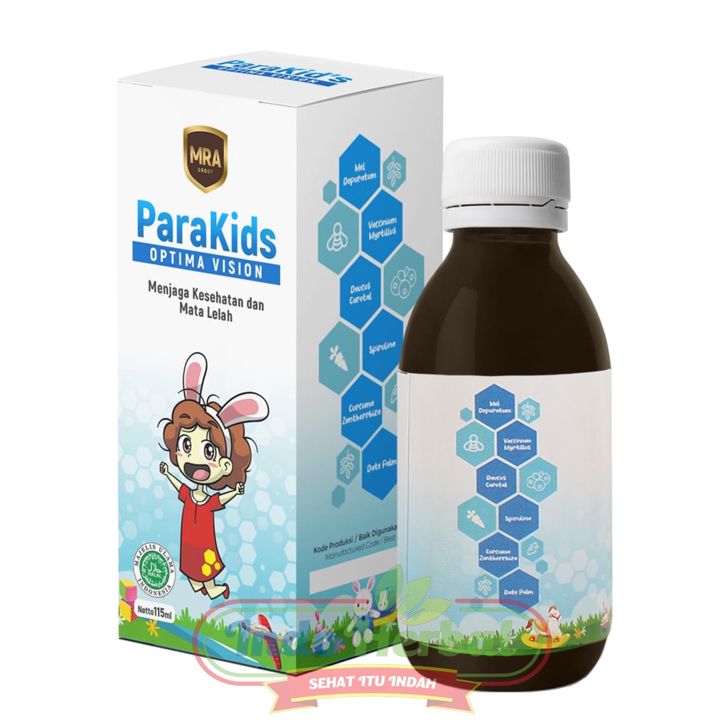 Madu ParaKids Optima Vision Natural Herb Isi 115ml - Kesehatan dan Mata Lelah