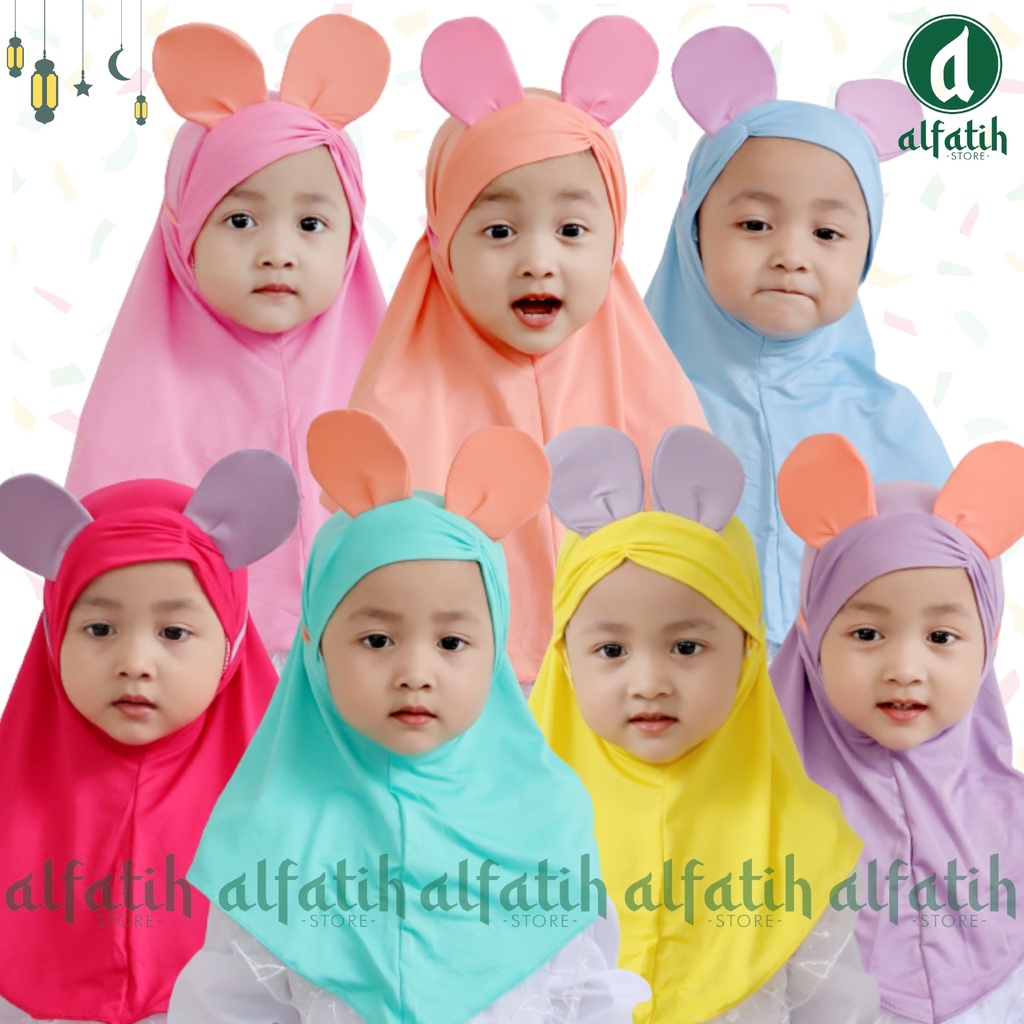 ALFATIH STORE / JILBAB ANAK MIKKY KELINCI KARAKTER PONI / HIJAB ANAK / HIJAB BAYI KERUDUNG ANAK PEREMPUAN HIJAB BAYI COD / KERUDUNG ANAK HIJAB ANAK BAYI PEREMPUAN / HIJAB ANAK / JILBAB ANAK BAYI USIA 2 TAHUN BAHAN JERSEY PREMIUM NYAMAN DI PAKAI