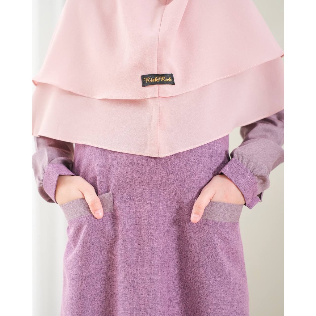 Hamasah Hijab - Khimar Instan Bergo anak dan bayi by Riskirich