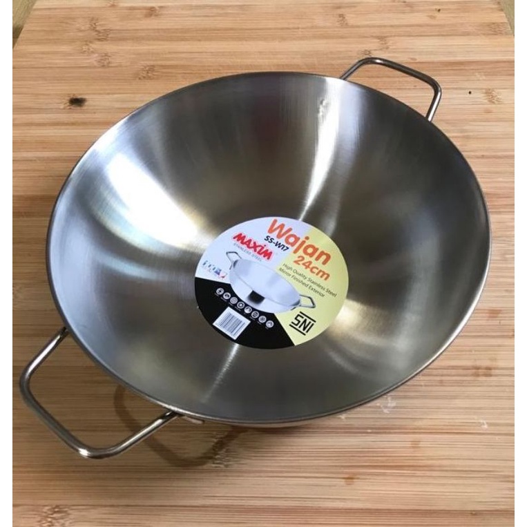 Wajan Stainless Steel Maxim 24 Cm